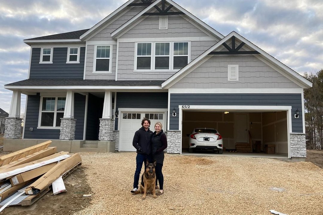 Lauren Sparks and Taylor Briggs closed on a new home in March and saw interest rates soar beyond their loan estimate last summer. PHOTO- LORI BRIGGS.jpeg