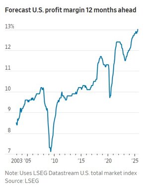 forecast profit margin_WSJ